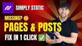 Simply Static Not Exporting all Pages or Posts? FIXED Instantly with This One Change!
