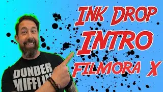 Ink drop Intro Filmora X