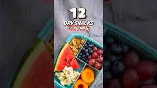 12 Essential Snacks to Carry for baby while Travelling | Eassy Baby Travel Food | #shorts #travel