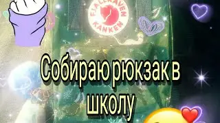 Собираю рюкзак в школу📕back to school😊😺