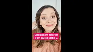 Maquiagem discreta com paleta do Boticário #shorts #boticario #maquiageminiciante #maquiagemsimples