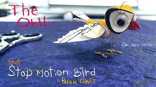 #papercraft | #kidscrafts | birds paper crafts | owl craft work | #birdcraft | 3d paper craft works