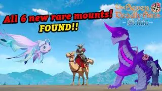 ALL 6 RARE NEW PET LOCATIONS!! - Seven Deadly Sins: Origin