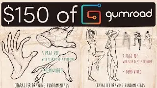 Trying $150 of Gumroad Art Tutorials || CosmicSpectrum Pt. 2