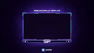 Clean Webcam/Facecam Overlay Template