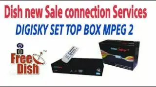 DigiSky Set Top box MPEG 2 DD Free Dish new Sale Price 590 /- Only STB DTH