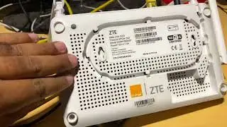 حل مشكلة إتصال راوتر فيبر أورونج مع أجهزة المنزل ZTE F6600P