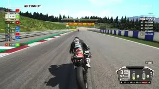 MotoGP21 duel en Autriche..