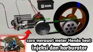 cara merawat motor Honda beat injeksi dan karburator