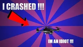 I CRASHED MY NEW DRONE !!!!