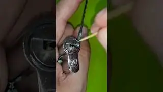 как вскрыть замок ЗУБОЧИСТКОЙ