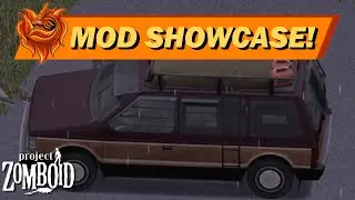 Fully Armored '89 Dodge Caravan Vehicle Mod Showcase for Project Zomboid