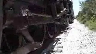 SP 745 steam locomotive side rods