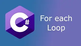For each loop in C#