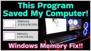 This One Program Saved My Computer From Memory Issues! Computer Speed and Lag Fix!