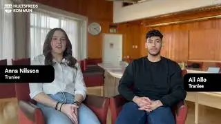 Anna och Ali jobbar som traniee hos kommunchefen!