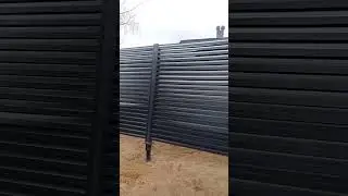 Забор жалюзи,изготовление и монтаж