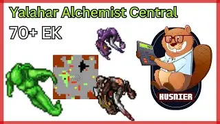 Yalahar Alchemist Central | 70+ Knight | 560 k/h raw | Tibia