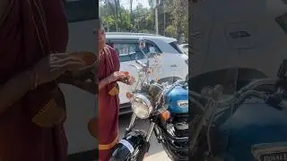 First Puja of my Bullet | Meteor 350 Supernova Blue