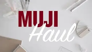 ✏ MUJI Haul | Stationery, notebooks +