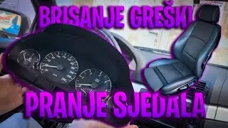 DUBINSKO PRANJE SJEDALA I BRISANJE GREŠKI BMW E46