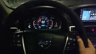 Работа подрулевых лепестков Volvo S80 2007