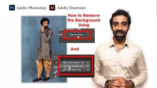Cut Out Hair from Extremely Busy Background - Photoshop | select and mask | Advance method