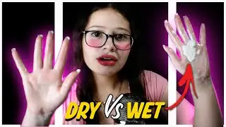 ASMR 😏 Wet or dry? 🖐🏻💦 Which do you prefer? 🤤VIVI ASMR
