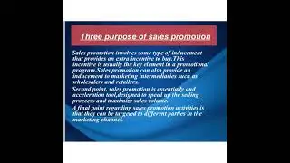 IMC SALES PROMOTION METHOD
