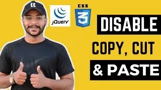How to Disable Copy Paste and Cut in your Website