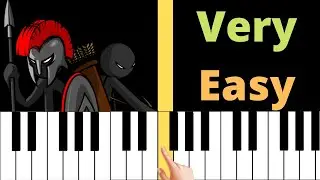 Stick War Legacy Theme - Field of Memories | VERY EASY Piano Tutorial