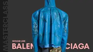 Design Like Balenciaga (10.700$ Biker Jacket) | CLO3D Beginner Tutorial