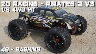 • ZD Racing - Pirates 2 V3 - 1/8 4WD MT - 4S Bashing •