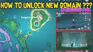 How to Unlock new domain in Suigetsu Pool ??? Guide Genshin Impact || Trick Genshin Impact