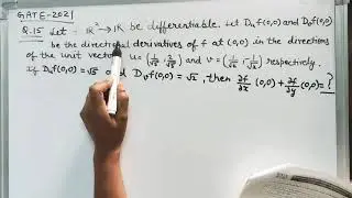 Gate 2021(Mathematics)  Q.No 15 (Vector calculas)  solution