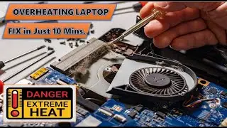 FIX LAPTOP'S OVERHEATING PROBLEMS In Just 10 Mins. You Can Save Your Laptop From Damaging The Chips.