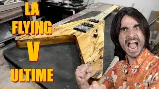 La FLYING V ULTIME ! Fabrication d'une guitare électrique d'exemption. Evertune, touche scalopée