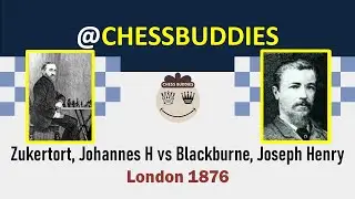 Zukertort, Johannes H vs Blackburne, Joseph Henry | Simpson's Divan | London 1876 #chessgame