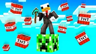 SOPRAVVIVO SOPRA UN SOLO BLOCCO DI CREEPER - Minecraft ITA