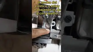 Embudo para pegar mas rápido elastico en la overlok #wilmercostura #costurafacil