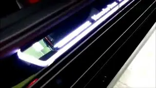 Накладки на пороги с подсветкой Premium Line для Mercedes тип 1