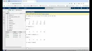 MATLAB: 2D Matrix