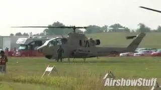AH-1 Cobra Startup and Takeoff - Thunder Over Michigan 2014