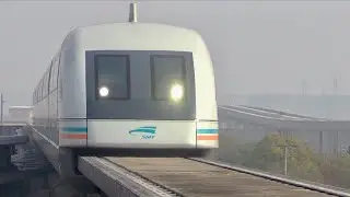 Shanghai Maglev Full Ride at Real Time