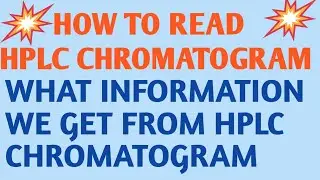 hplc chromatography, How to read HPLC Chromatogram, hplc principle, hplc peak purity, 