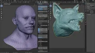 Softwrap retopology add-on demo.