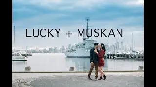 best pre wedding in melbourne lucky + muskan.