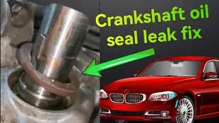 how to change crankshaft oil seal/ how to replace rear crankshaft oil seal #irfanautomechanic