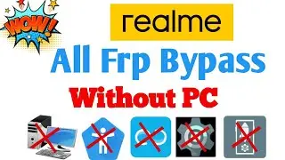 Realme RMX1992,1991 Frp Bypass without PC One Click All Realme Frp Bypass 2024