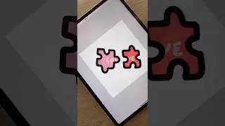 How to draw cute little puzzle pieces🥹♥️🧩 #art #draw #drawing #digitalart #drawingtutorial